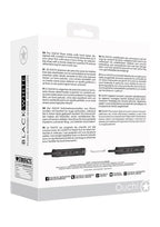 Ouch! Plush Bonded Leather Ankle Cuffs