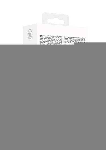 Ouch! Plush Bonded Leather Hand Cuffs