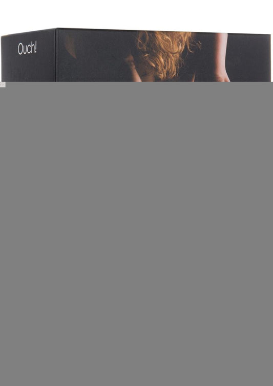 Ouch Premium Bonded Leather Cuffs For Hands Or Ankles - Black