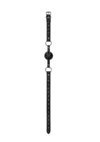Ouch! Skulls and Bones Breathable Ball Gag Leather