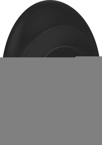 OVO B5 Silicone Cock Ring Waterproof - Black/Chrome - Black