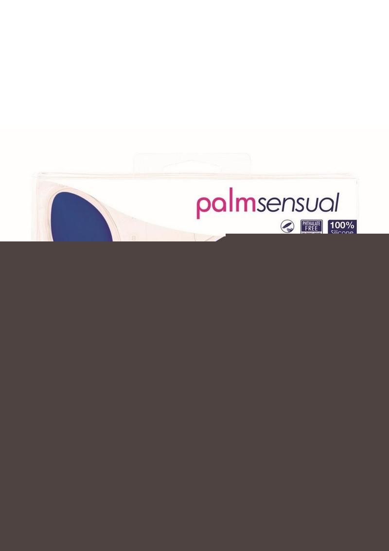 Palmsensual Accessories Silicone Massager Head Attachment - Black/Blue - 2 Per Pack