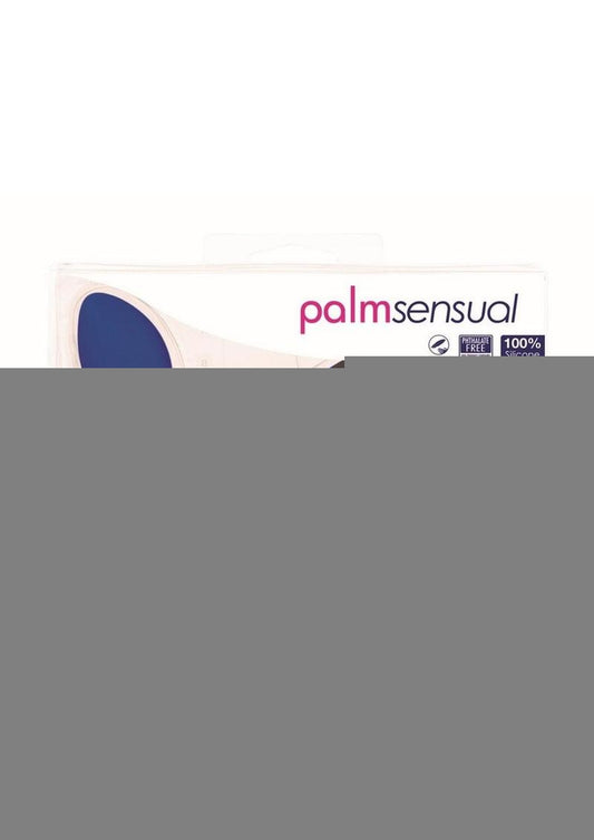 Palmsensual Accessories Silicone Massager Head Attachment - Black/Blue - 2 Per Pack