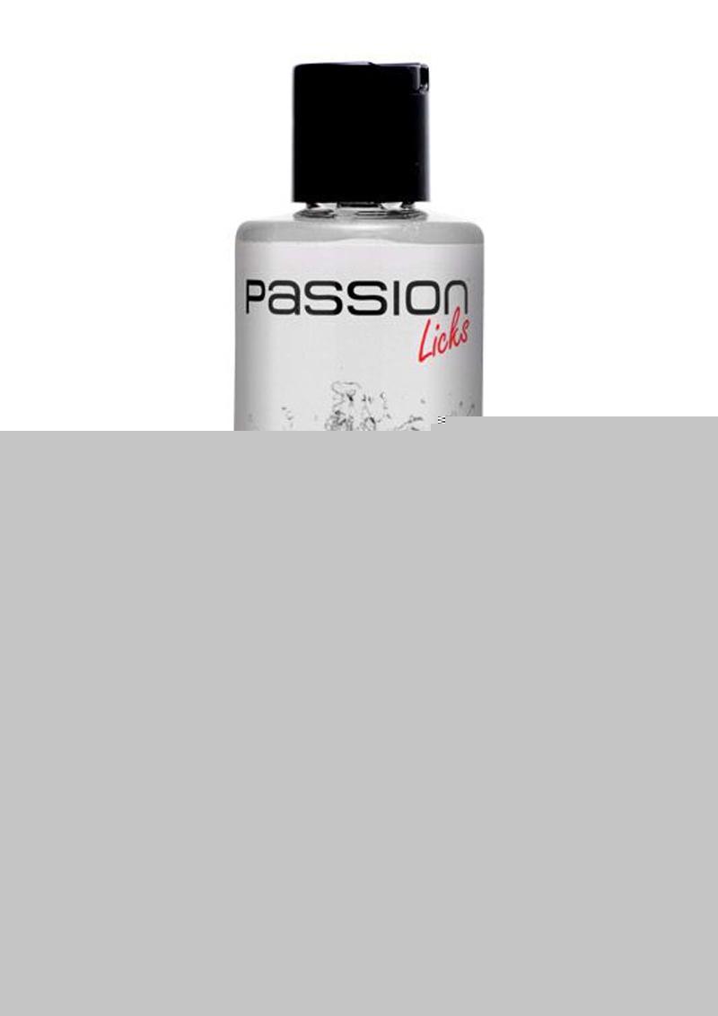 Passion Licks Strawberry Water Based Flavored Lubricant - 8oz
