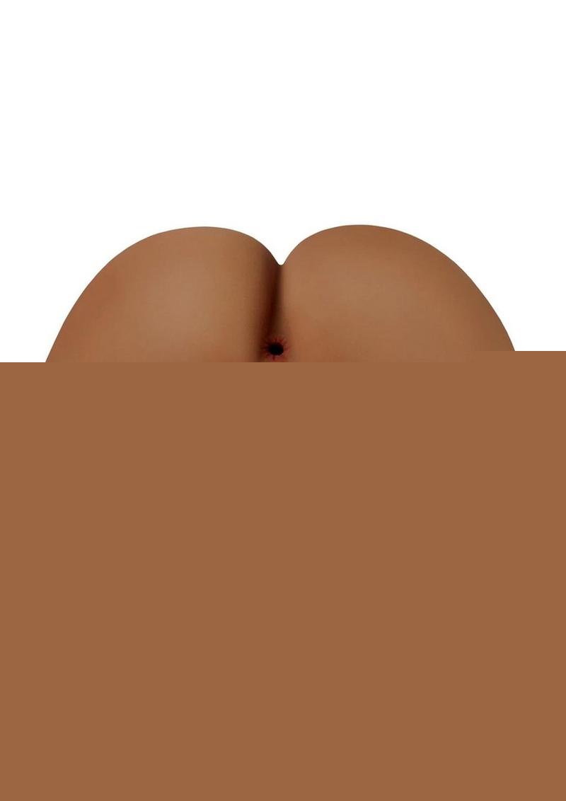 Pdx Elite Shake That Ass Vibrating Rechargeable Mega Masturbator - Caramel