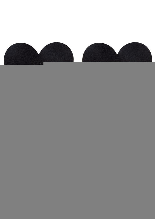 Peekaboo Classic Black Hearts Pasties - Black