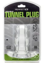 Perfect Fit Double Tunnel Plug - Clear - Medium