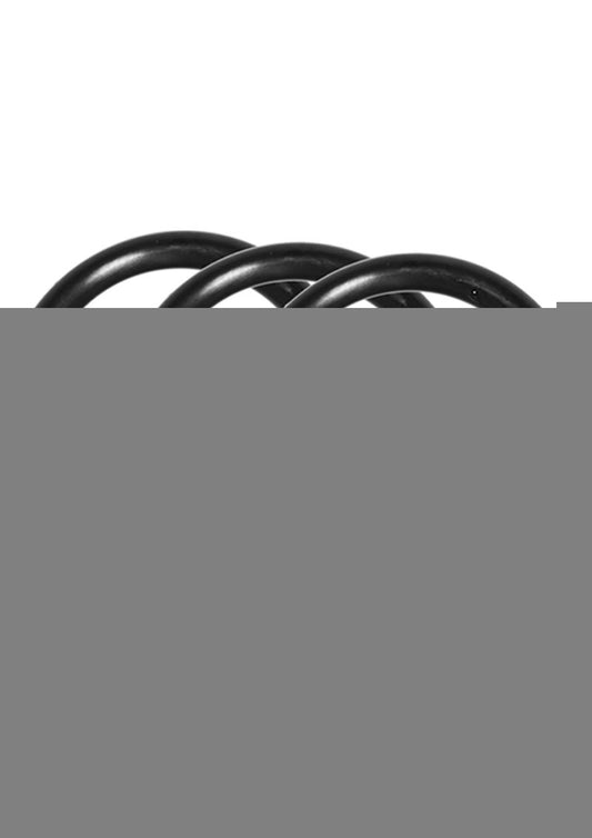 Performance Vs1 Pure Premium Silicone Cock Rings - Black - Medium - 3 Pack