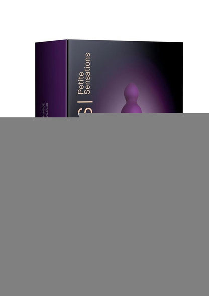 Petite Sensations Bubbles Silicone Vibrating Butt Plug - Purple