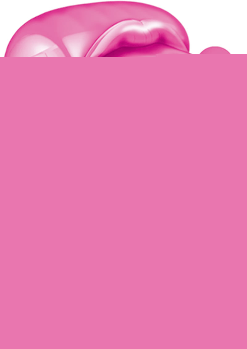 Pierced Tongue Vibrating Silicone Cock Ring Waterproof - Magenta/Pink