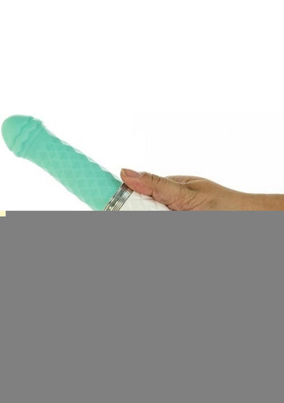Pillow Talk Feisty Silicone Thrusting and Vibrating Massager