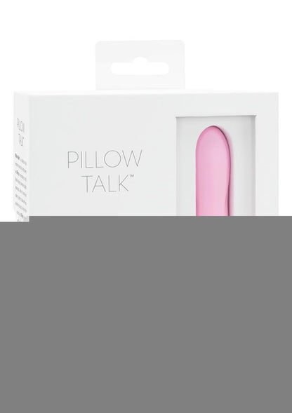 Pillow Talk Flirty Rechargeable Silicone Bullet - Pink