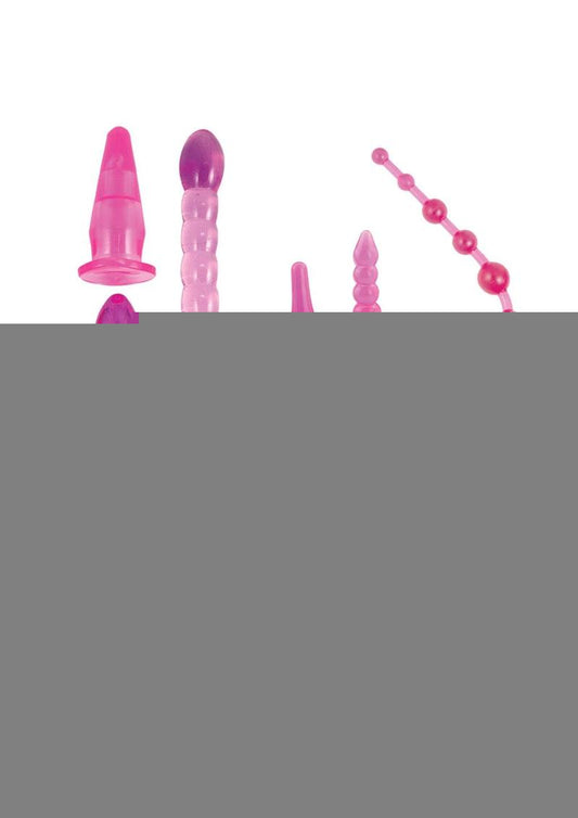 Pink Elite Collection Vibrating Supreme Anal Play Kit