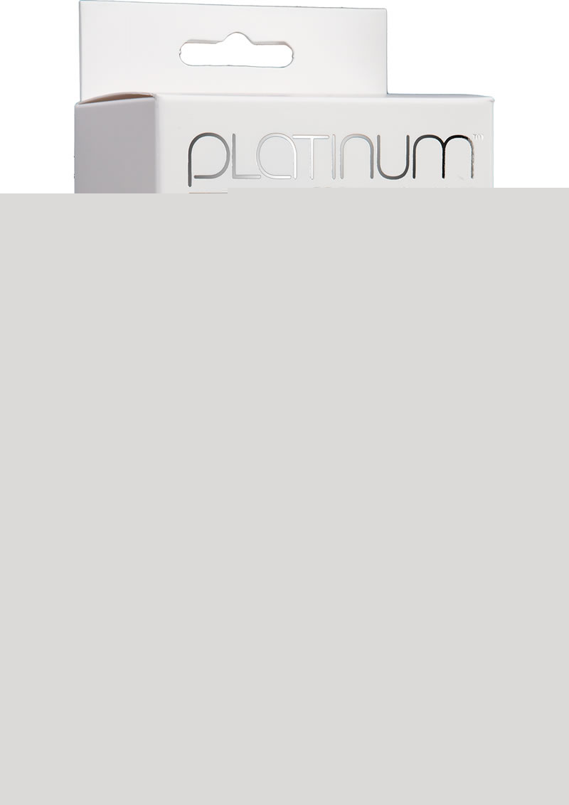 Platinum Premium Silicone - The Li'l End Anal Plug - Charcoal/Grey