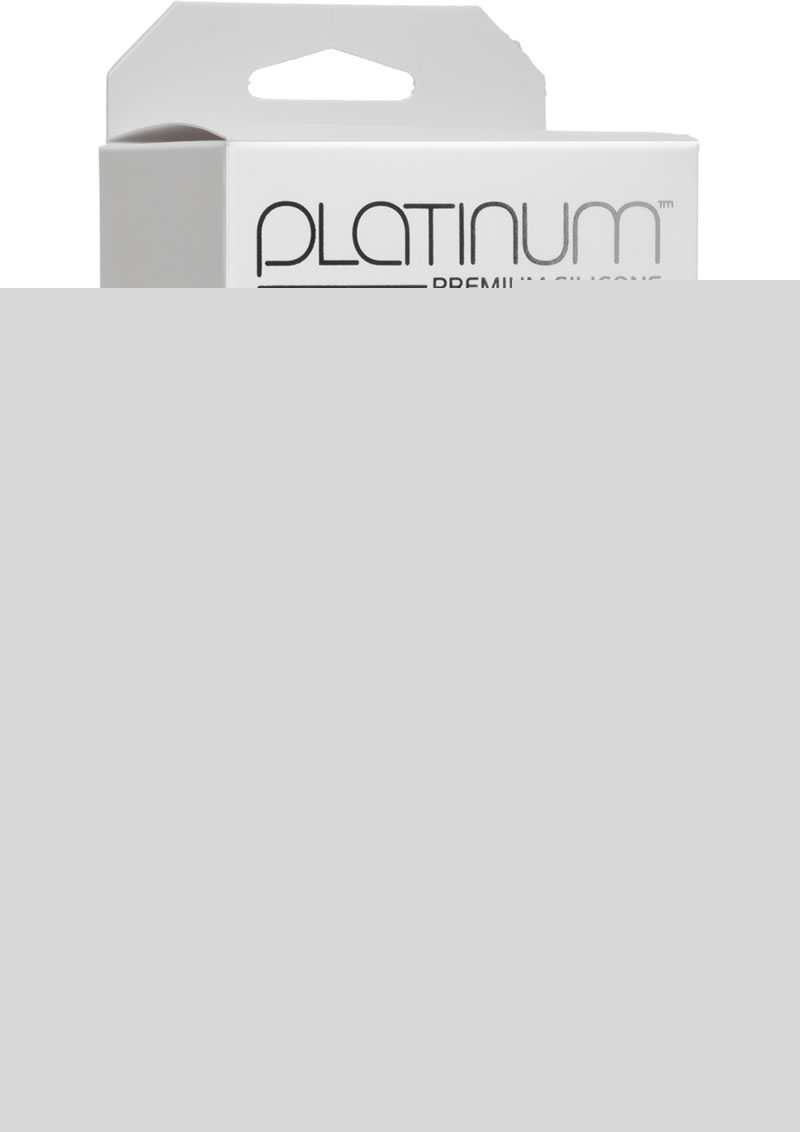 Platinum Premium Silicone - The Stretch - Small Anal Expander Plug - Black