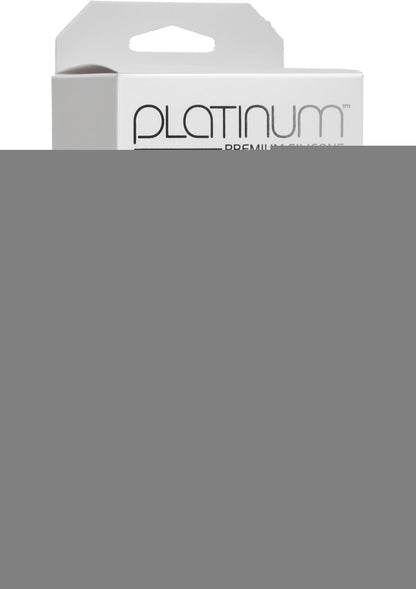 Platinum Premium Silicone - The Stretch - Small Anal Expander Plug - Black