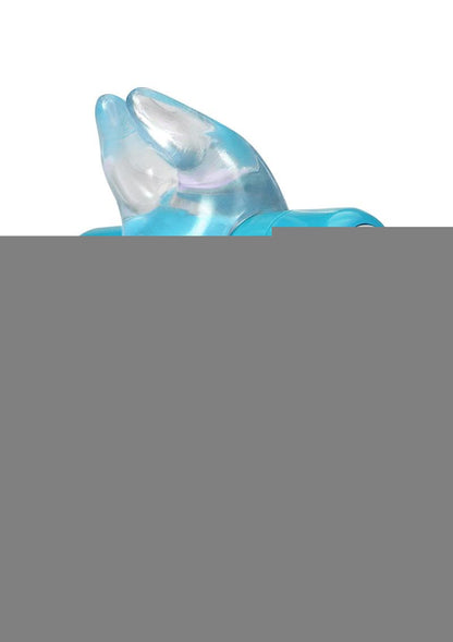 Play with Me Bull Vibrating Cock Ring - Blue