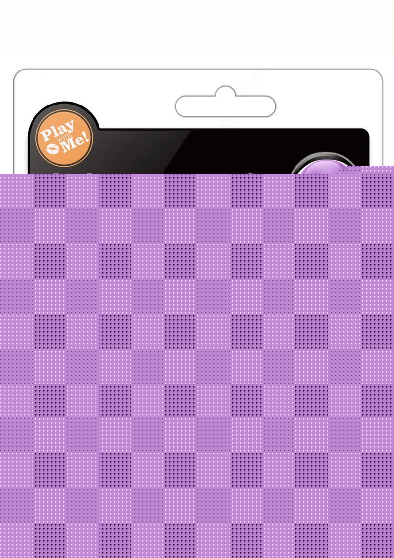 Play with Me Couples Play Vibrating Cock Ring - Purple