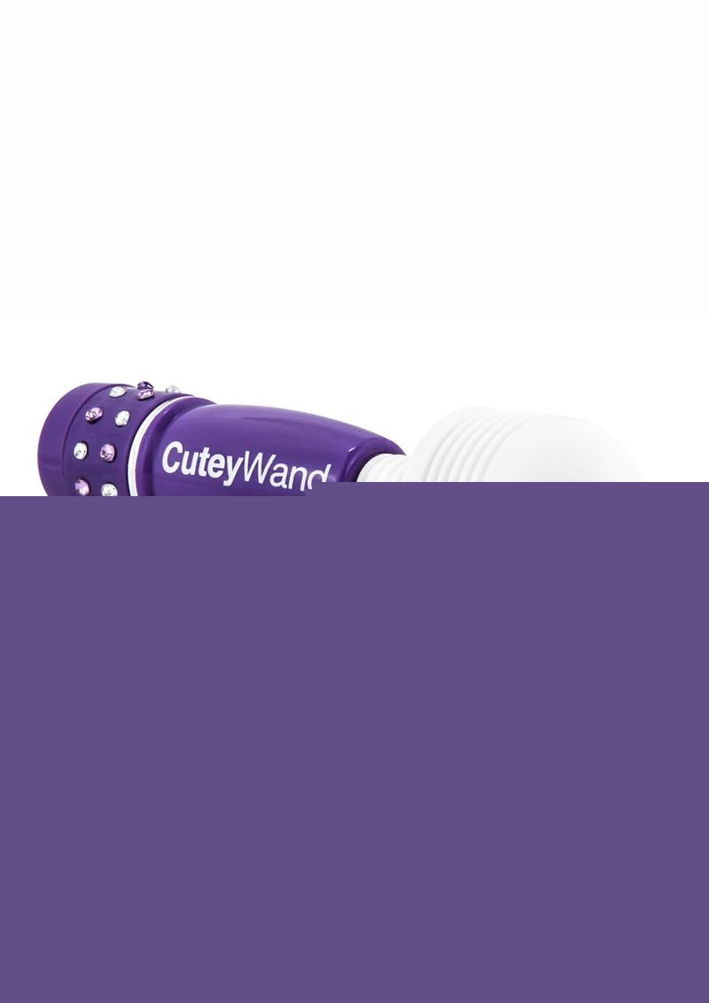 Play with Me Cutey Wand Massager - Purple