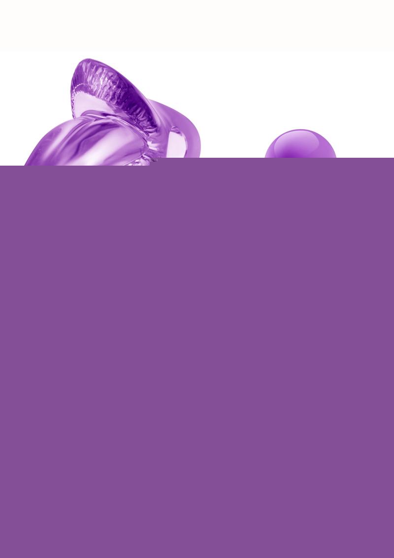 Play with Me Lick It Vibrating Double Strap Cock Ring - Purple