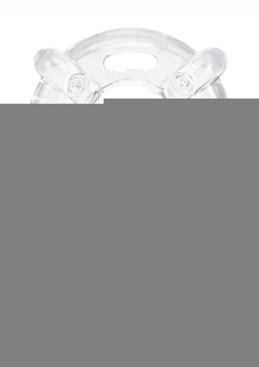 Play with Me Pleaser Rechargeable Cock Ring - Blue