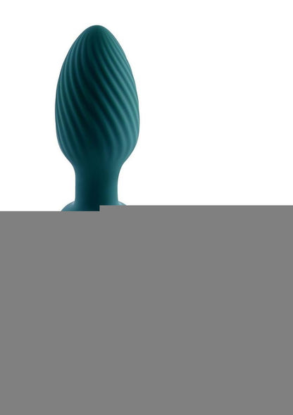 Playboy Spinning Tail Teaser Rechargeable Silicone Rotating Anal Plug with Remote Control