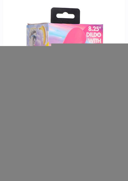 Pop Peckers Dildo with Balls - Pink - 8.25in