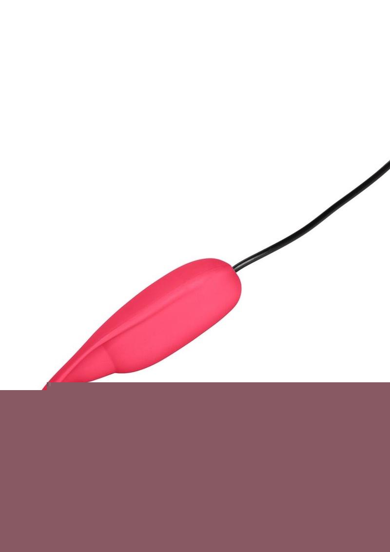 Power Play Flickering Tongue Silicone Massager Bullet