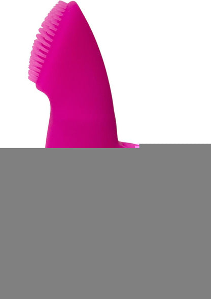 Powerbullet Naughty Nubbies Silicone Rechargeable Finger Massager - Pink
