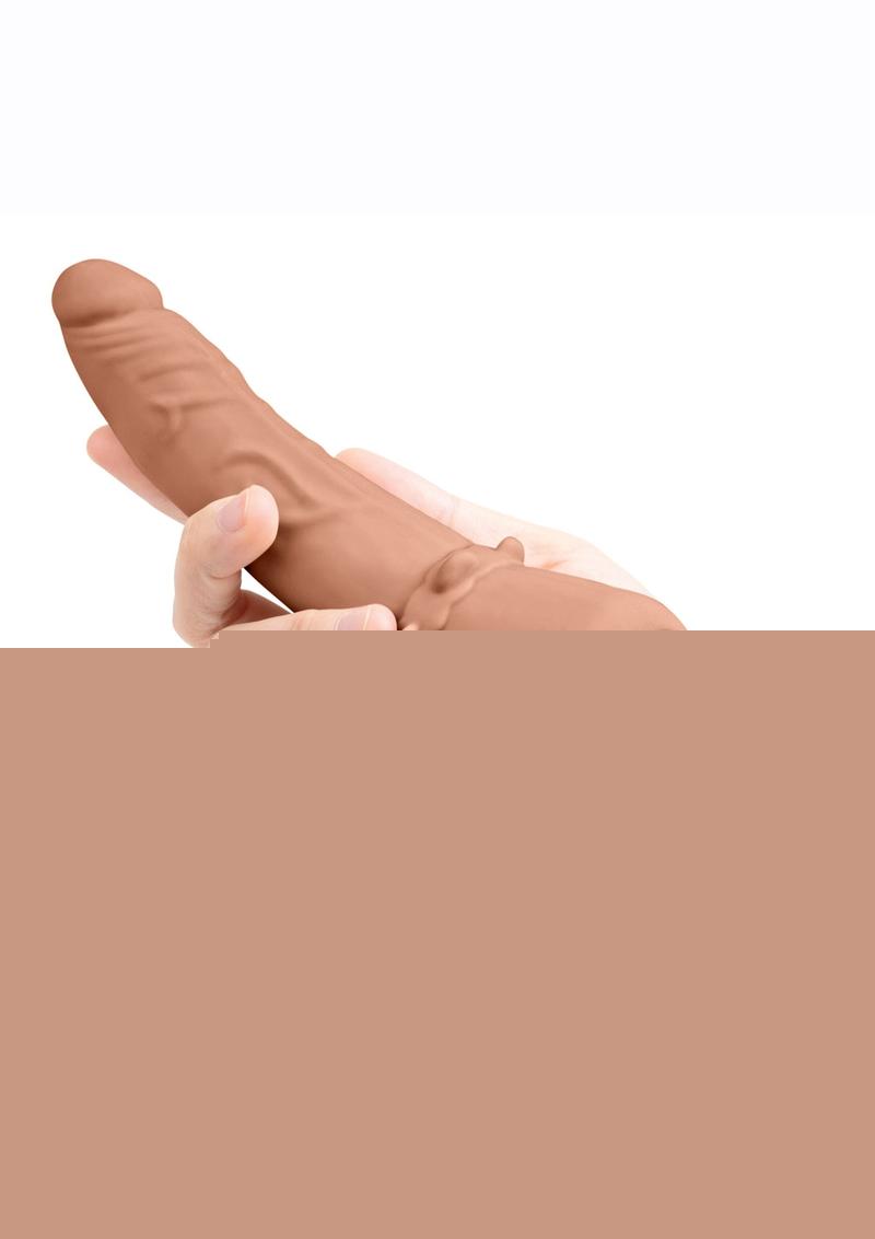 Powercocks Silicone Rechargeable Slim Anal Realistic Vibrator