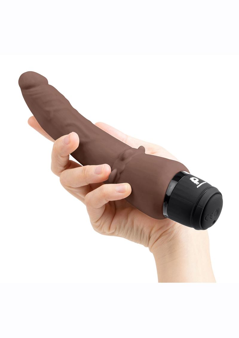 Powercocks Silicone Rechargeable Slim Anal Realistic Vibrator