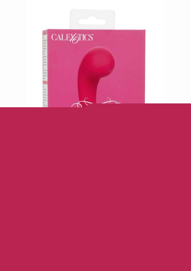 Pretty Little Wands Curvy Rechargeable Silicone Vibrator - Red
