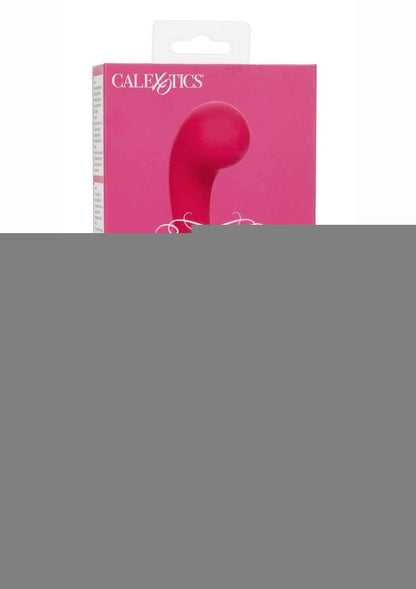 Pretty Little Wands Curvy Rechargeable Silicone Vibrator - Red