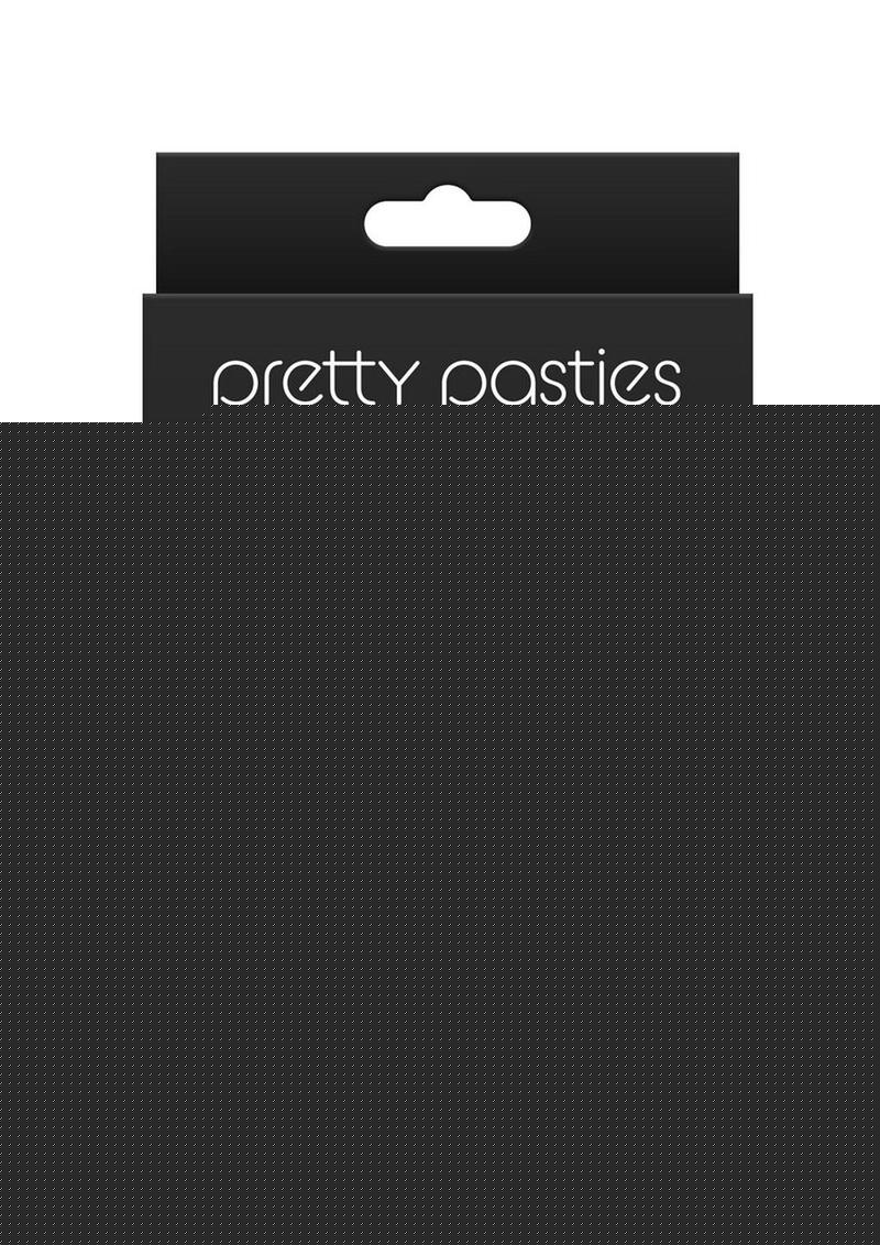 Pretty Pasties Glitter Cross - Red/Silver