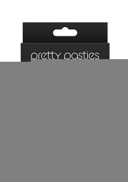 Pretty Pasties Glitter Cross - Red/Silver