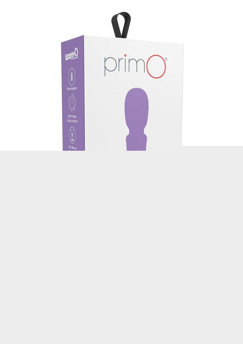 Primo Rechargeable Silicone Wand - Lavender/Purple