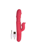 Princess Passion Heat Rechargeable Silicone Warming Vibrator with Clitoral Wheel