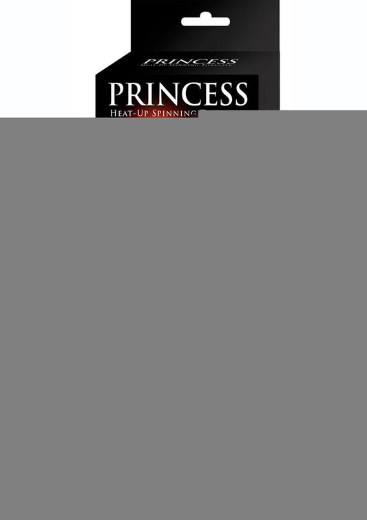 Princess Silicone Rechargeable Heat-Up Spinning Thruster - Black