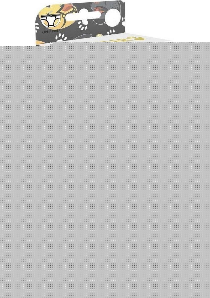 Prowler BDSM Rubber Ducks Open Brief - Black/Yellow - Small