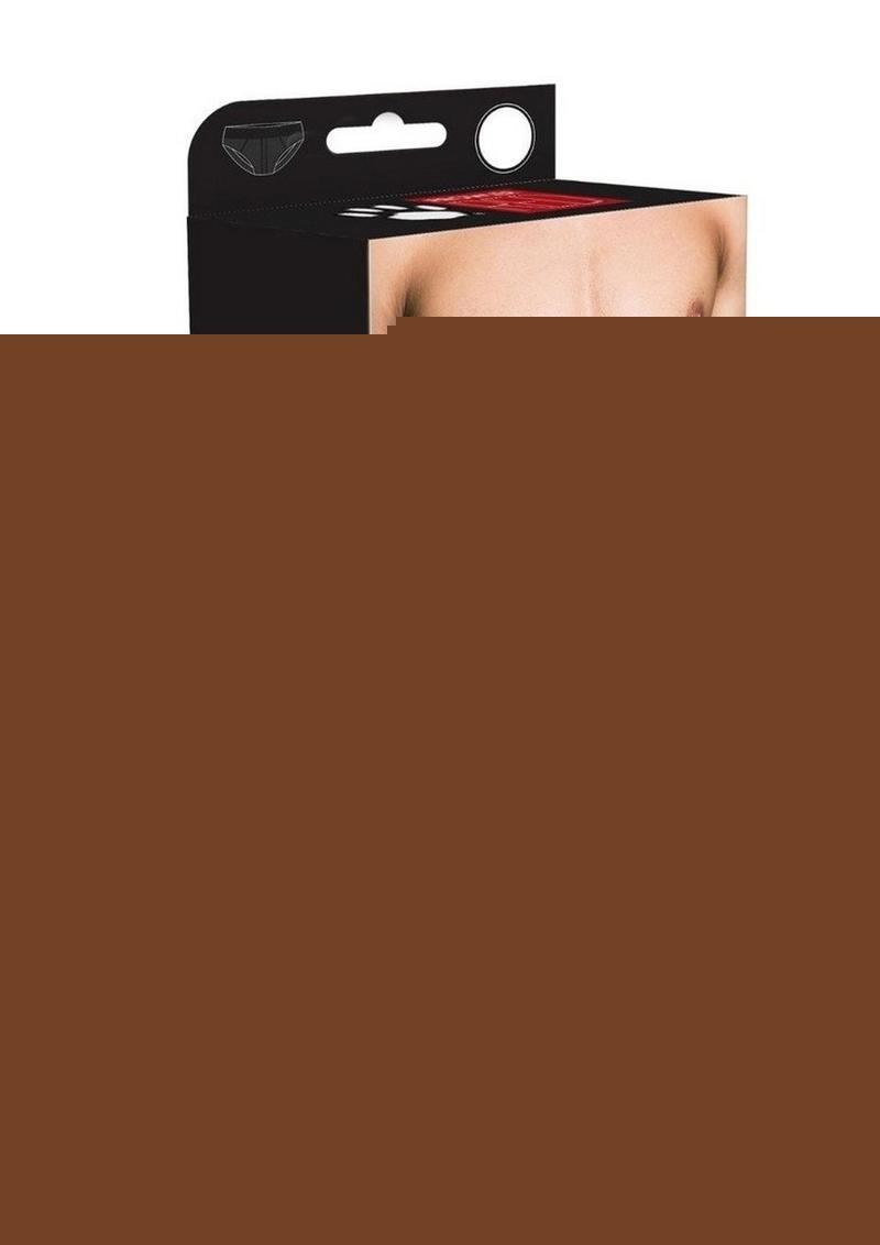 Prowler Red Ass-Less Brief - Black/Red - Large