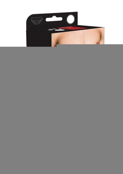 Prowler Red Ass-Less Brief - Black/Red - Large