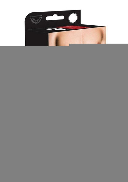 Prowler Red Ass-Less Cock Ring - Black/Yellow - Medium