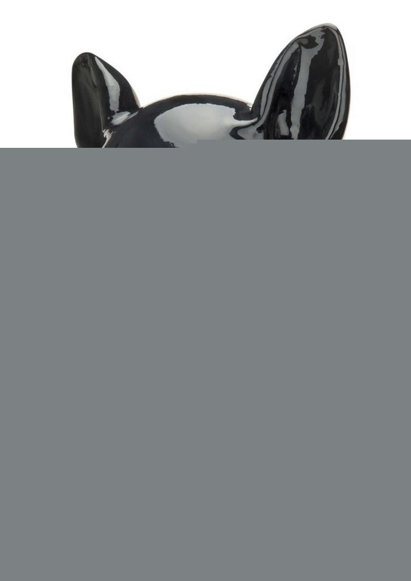 Prowler Red Latex Pig Hood - Black