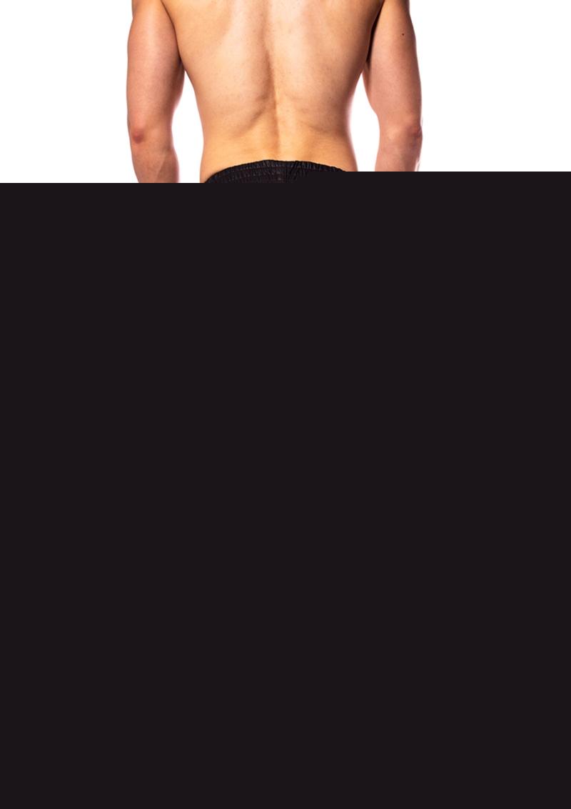 Prowler Red Leather Joggers - Black/White - Small