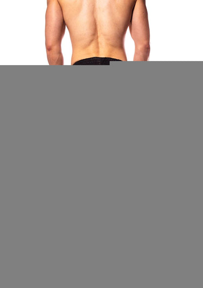 Prowler Red Leather Joggers - Black/White - Small