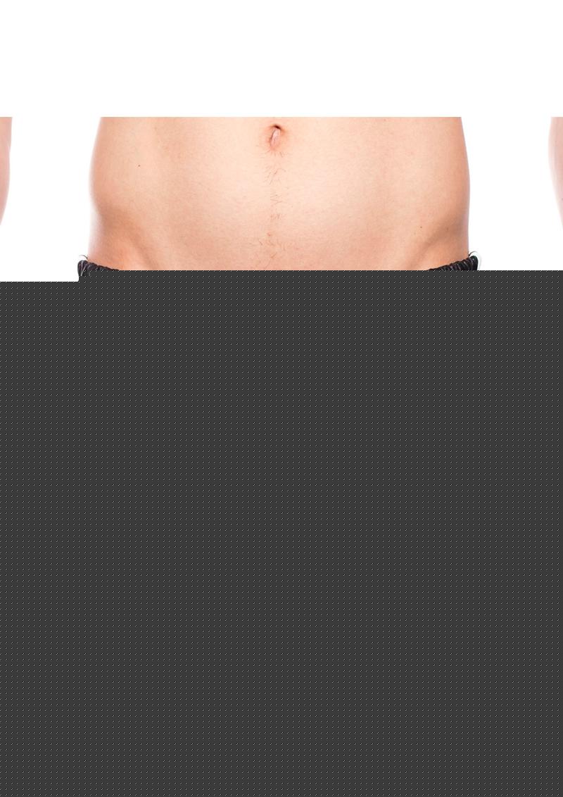 Prowler Red Leather Sport Shorts - Black/White - XSmall