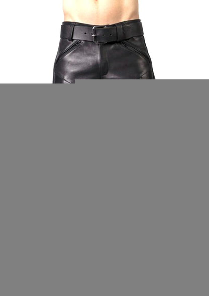 Prowler Red Prowler Leather Jeans - Black - 36in