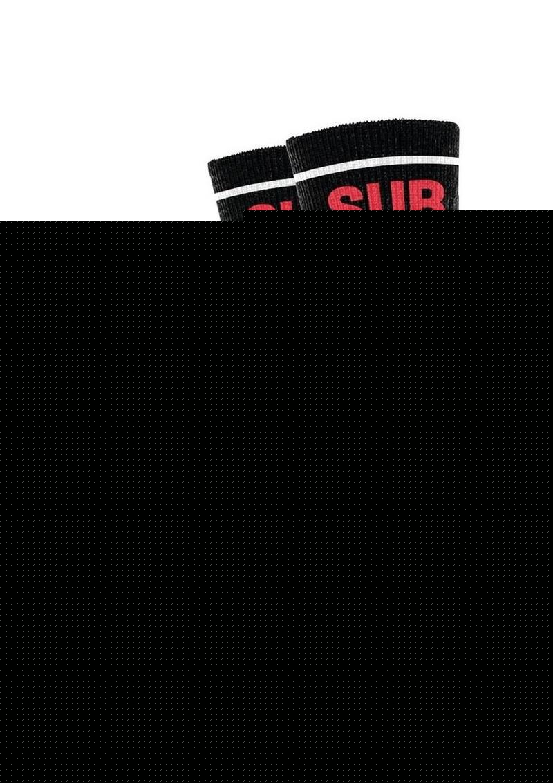 Prowler Red Sub Socks - Black/Red/White