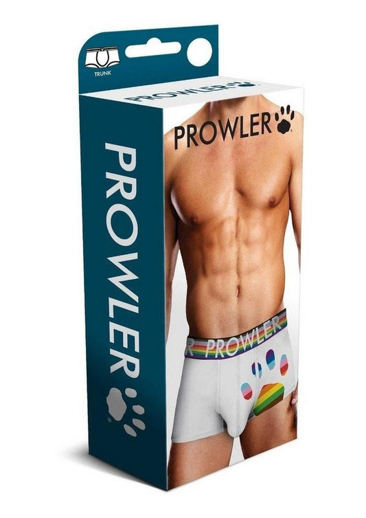 Prowler White Oversized Paw Trunk - Multicolor/Rainbow/White - Medium