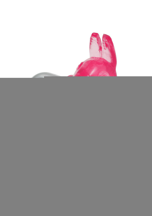 Purrfect Pets Buzz Bunny Stimulator with Vibrating Bullet - Pink